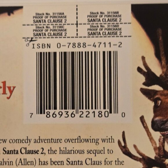 Santa Clause 2 Widescreen DVD Tim Allen Walt Disney Christmas Movie - Picture 5 of 5